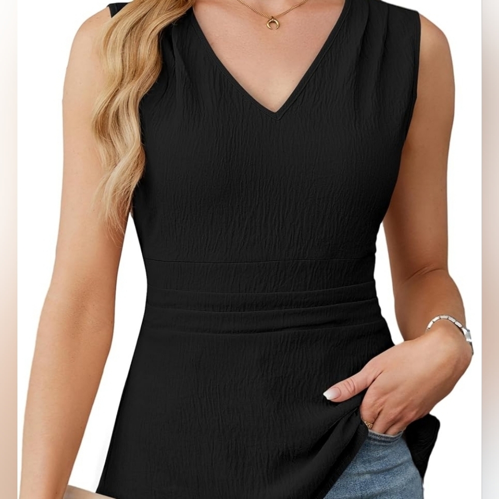 Brand New Peplum Sleeveless Tank